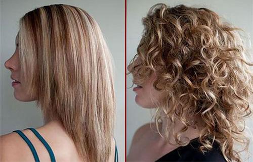 биозавивка на волосах у девушки — фото до и после