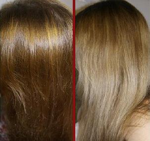 фото волос до и после применения маски из кефира
