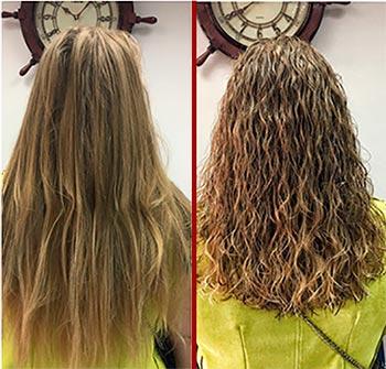 Карвинг: волосы до и после