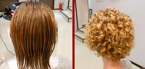 карвинг на короткие волосы — до и после
