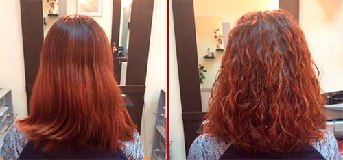 карвинг на средние волосы — до и после