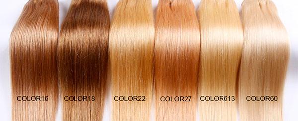 искусственные волосы разных цветов