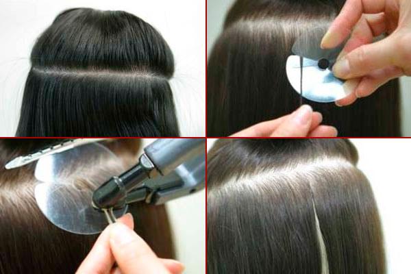 как делается капсульное наращивание волос