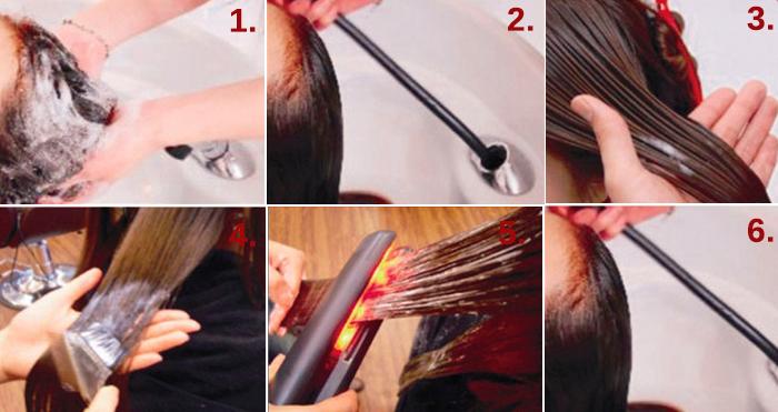 пошаговая инструкция как использовать инфракрасный ультразвуковой утюжок для волос