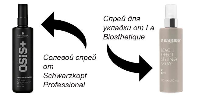 Солевой спрей Schwarzkopf Professional и La Biosthetique